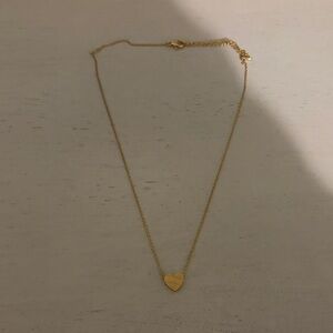 Gold Heart Pendant Necklace